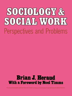 cover image of Sociology and Social Work